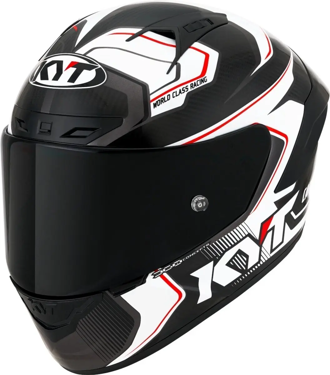 KYT NZ Race Carbon Competition Wit Integraalhelm
