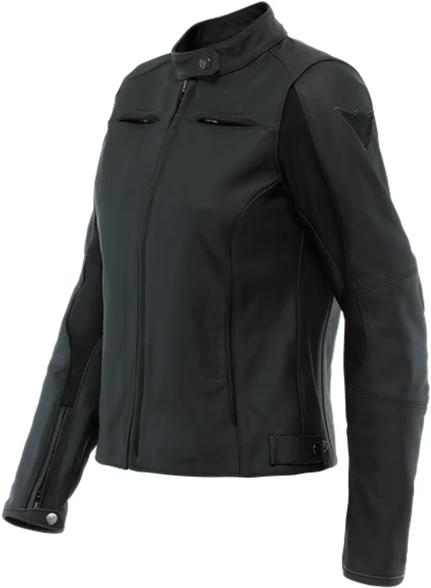 Dainese Razon 2 Leren Jas Dames Zwart