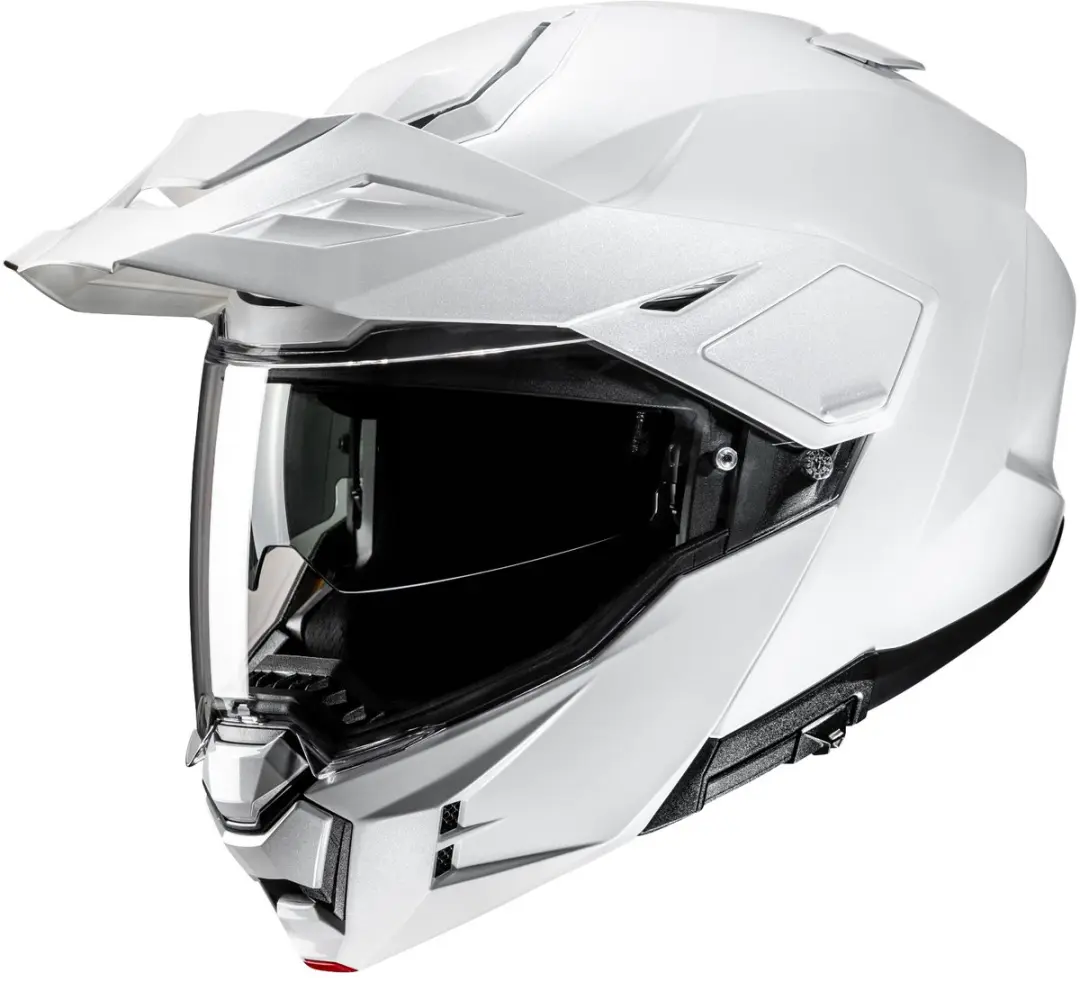HJC i80 Solid Wit Adventure Motorhelm