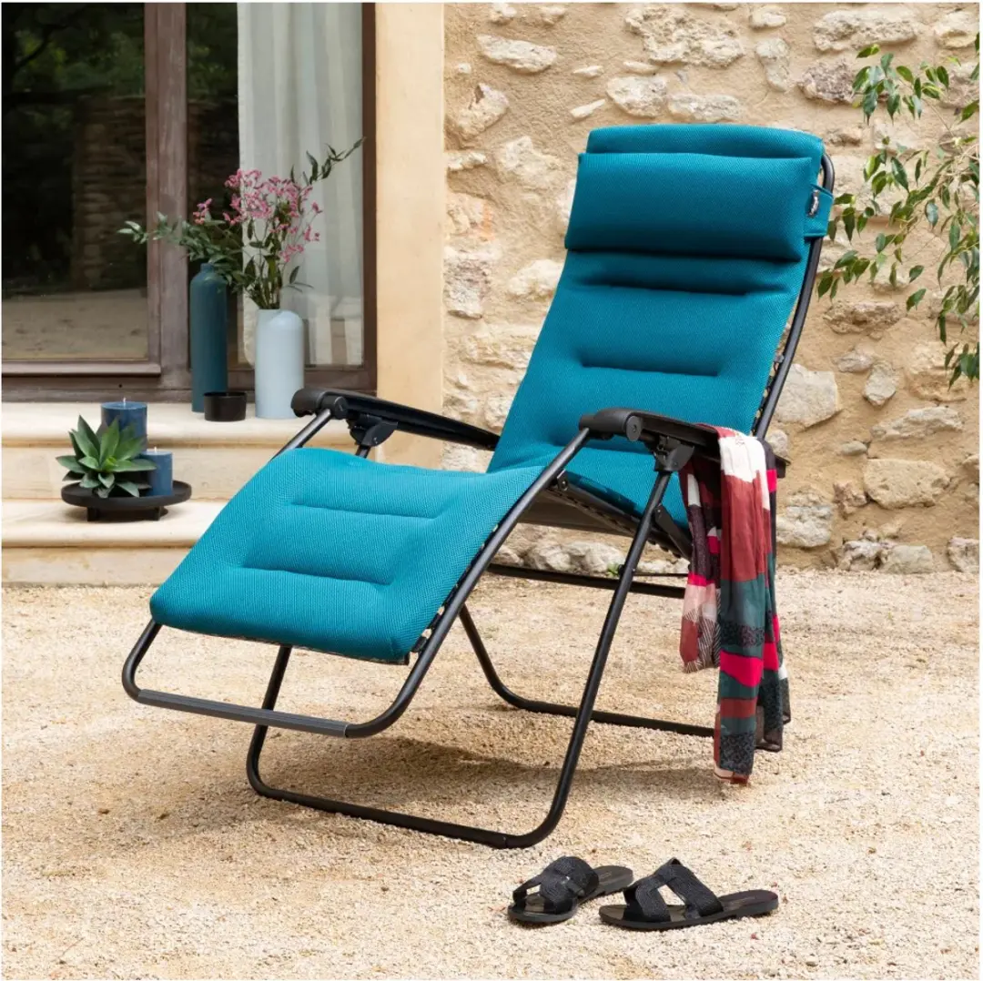 Lafuma RSX Clip AirComfort Relaxstoel 87cm Koraalblauw - afbeelding 4 van 6