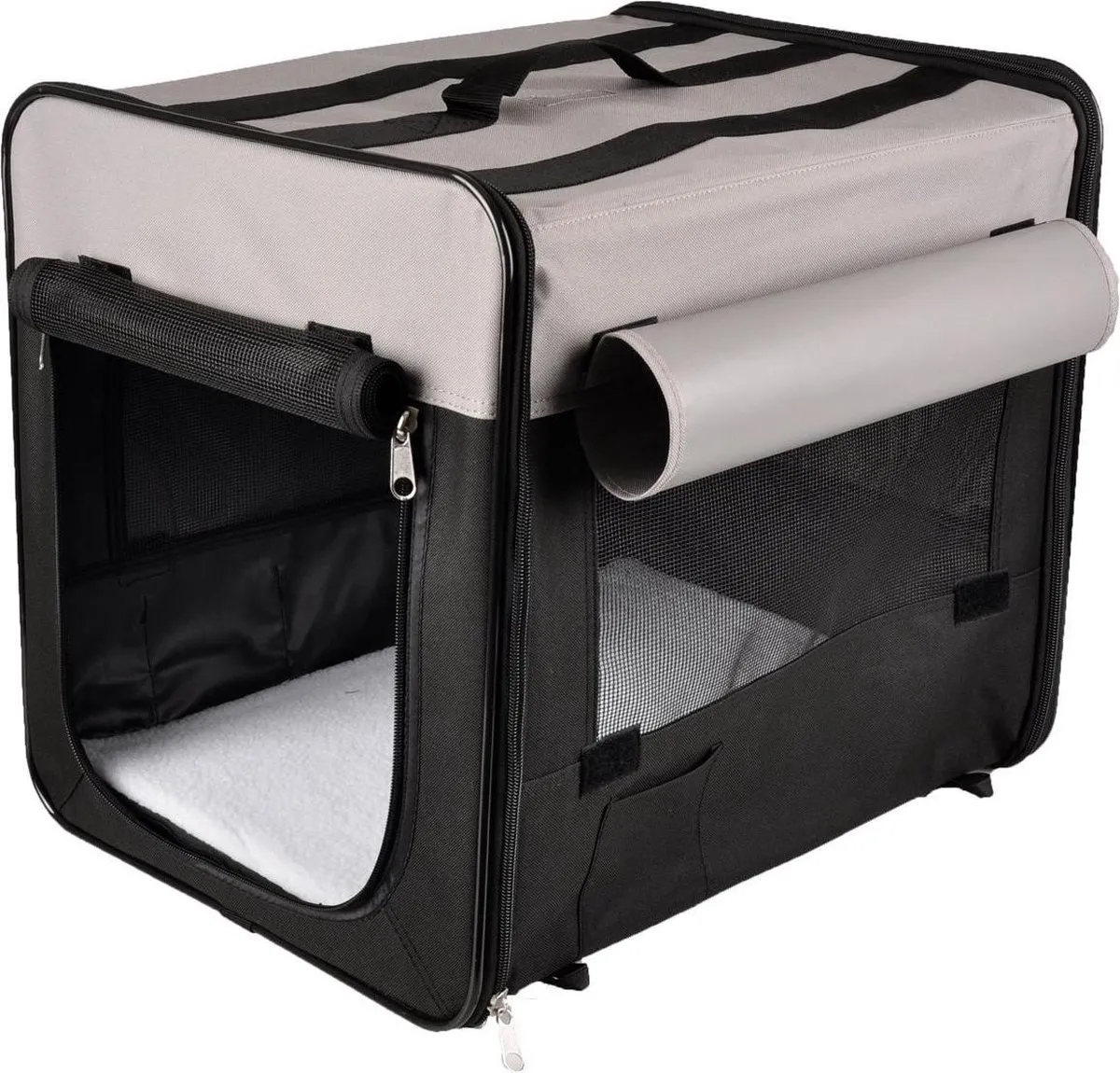 Flamingo Smart Top Plus Transportkooi Honden - 113520 - Zwart