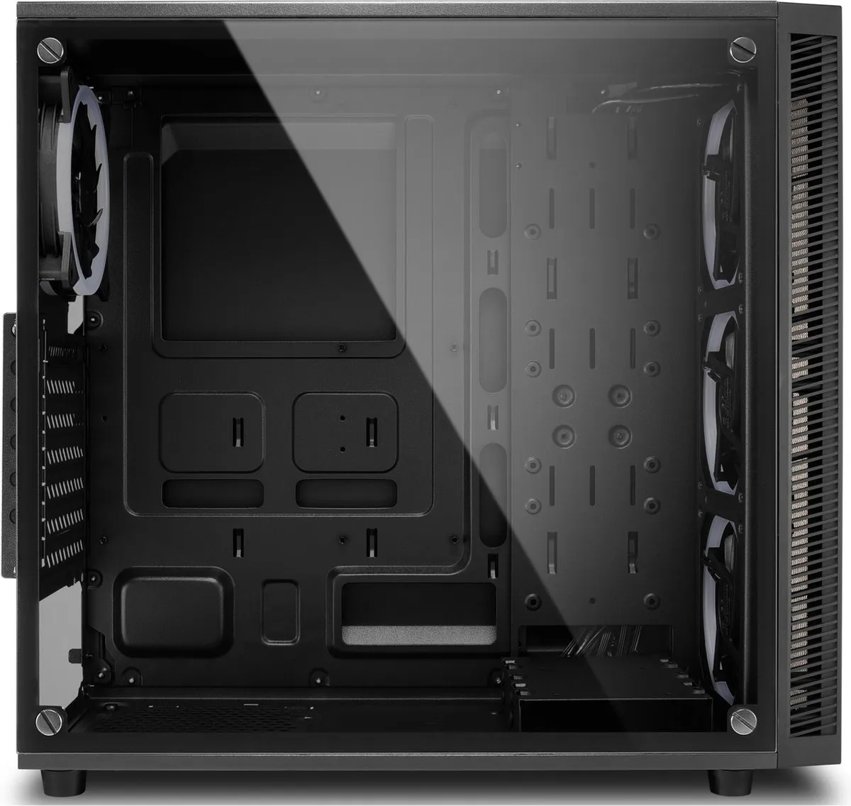 Sharkoon 4044951034840 ATX Semi-tower - 4 Ventilatoren - Zwart