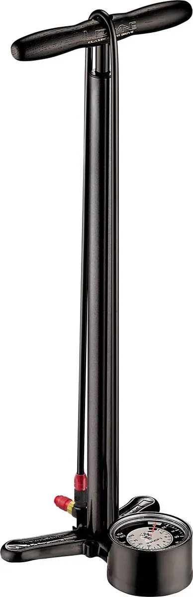Lezyne Classic Floor Drive Vloerpomp Zwart