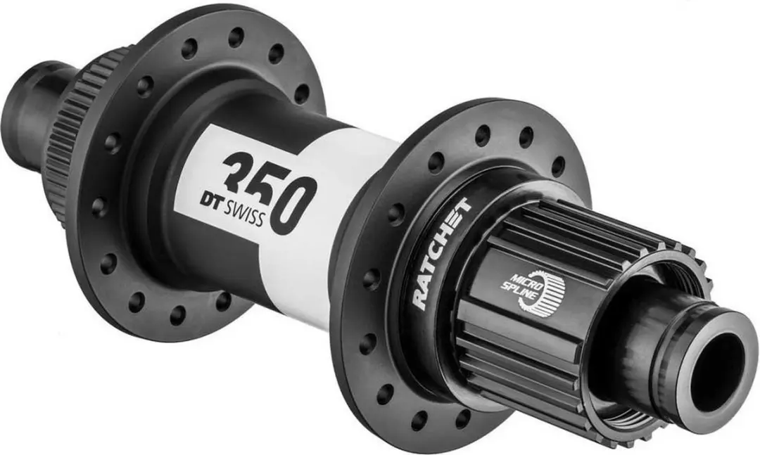 Dt Swiss 350 Classic Cl System 36 Sl Shimano Micro Spline Achternaaf Zwart 28H /