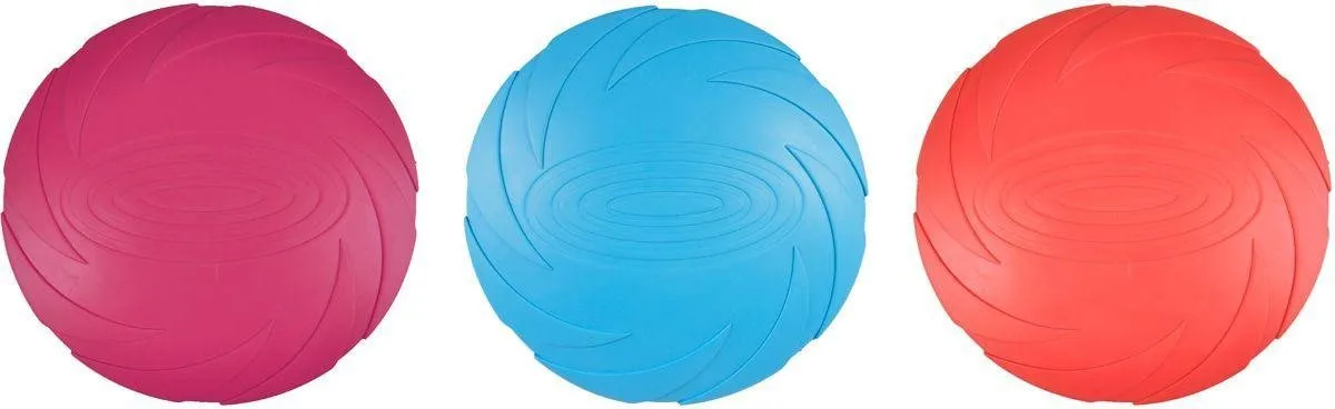 Flamingo Morrison Rubber Frisbee Blauw 18x18cm - afbeelding 3 van 6
