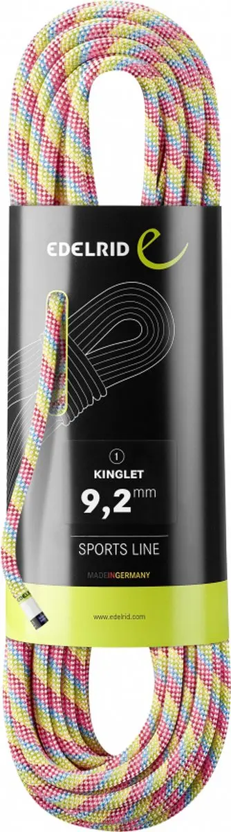 Edelrid Kinglet 9.2 klimtouw met zuurstok design 70M