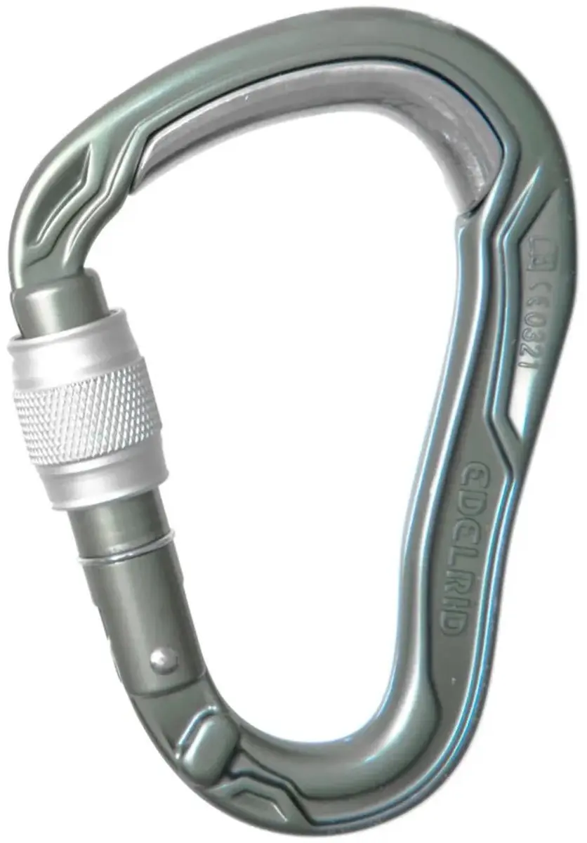 Edelrid Hms Bulletproof Screw Karabijnhaak Grijs
