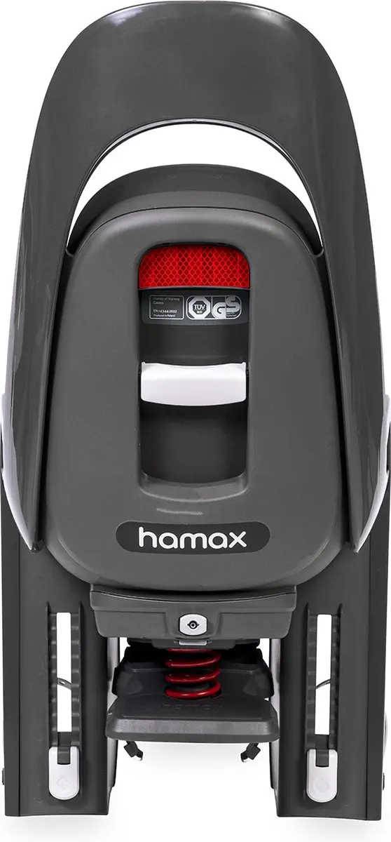 Hamax Caress Kinderfietszitje Rood - afbeelding 2 van 5