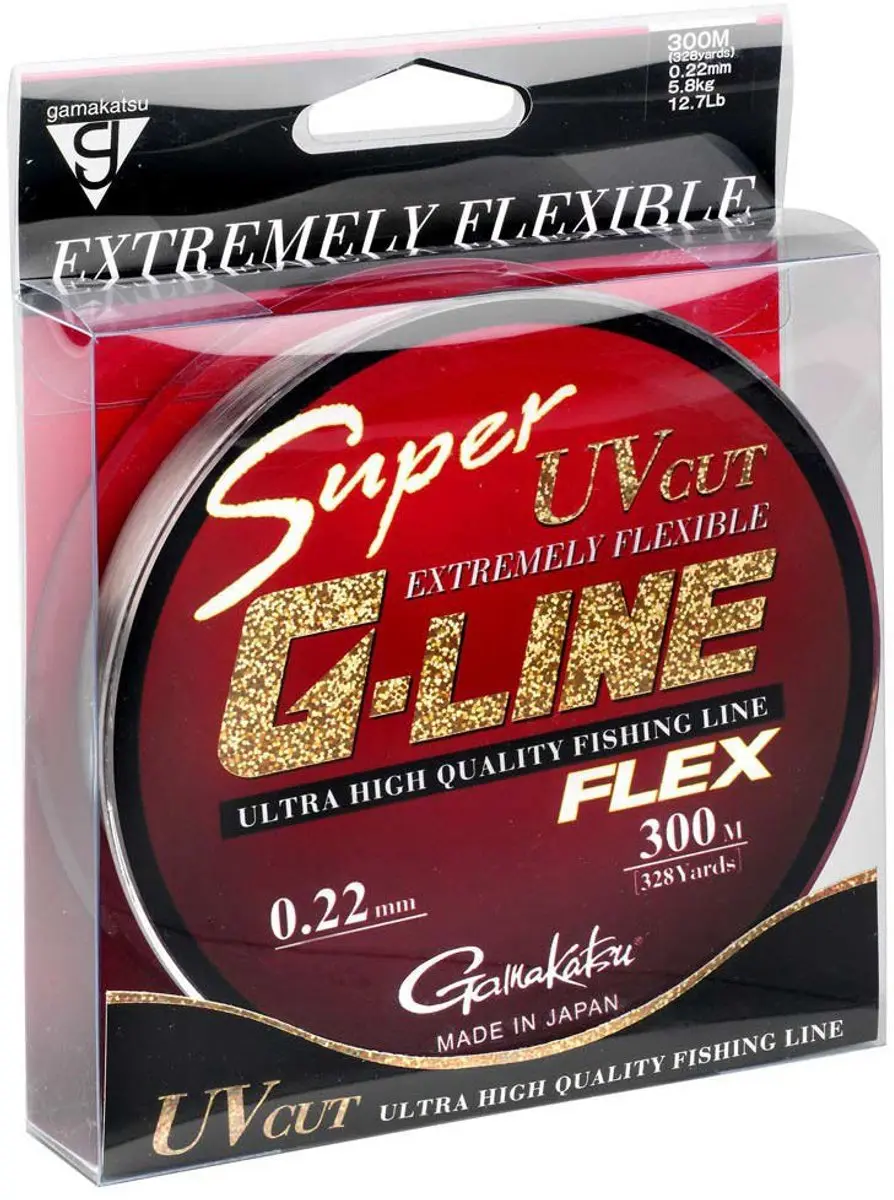 Gamakatsu Super G-line Flex Monofilament 300 M Transparant 0.330 mm