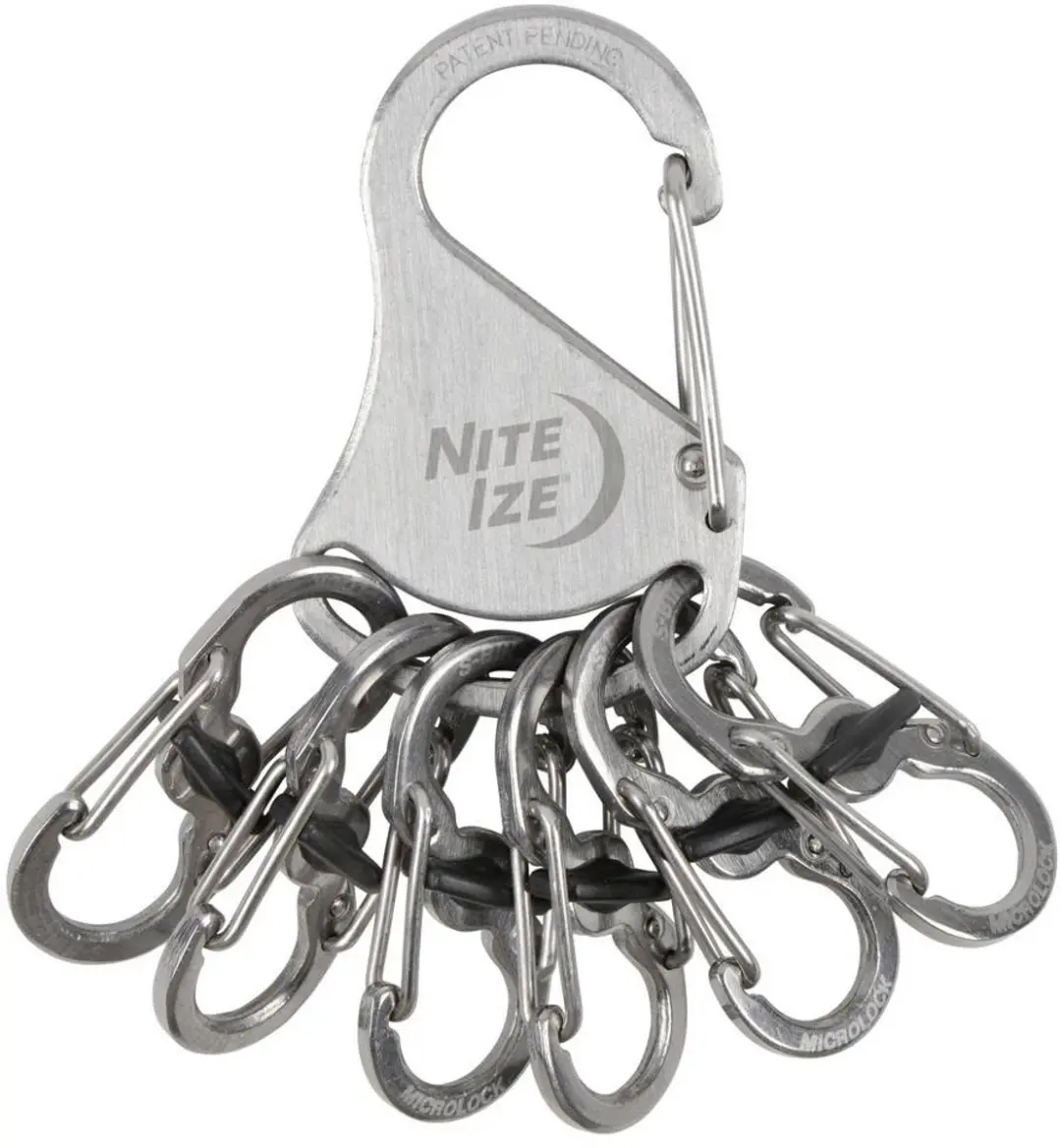 Nite Ize KeyRack Locker Sleutelkarabijn Zilver - afbeelding 6 van 6