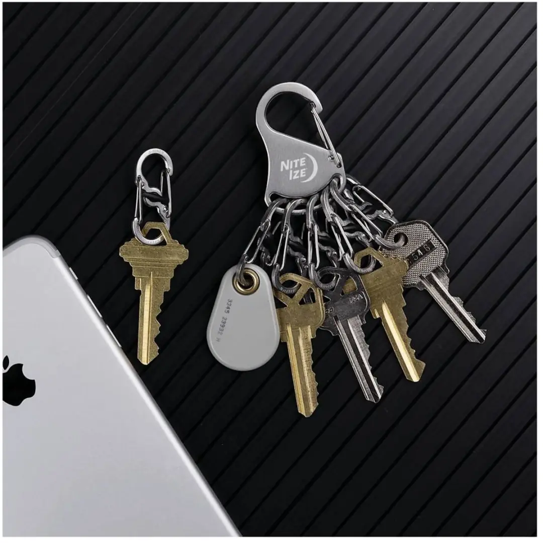 Nite Ize KeyRack Locker Sleutelkarabijn Zilver - afbeelding 2 van 6