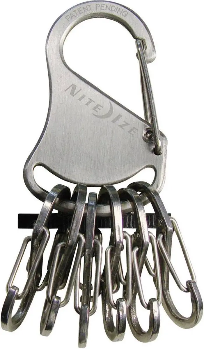Nite Ize KeyRack Locker Sleutelkarabijn Zilver