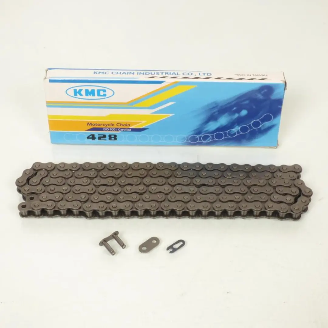Aandrijfketting KMC 134 schakels spoed 428 met snelsluiting voor motor