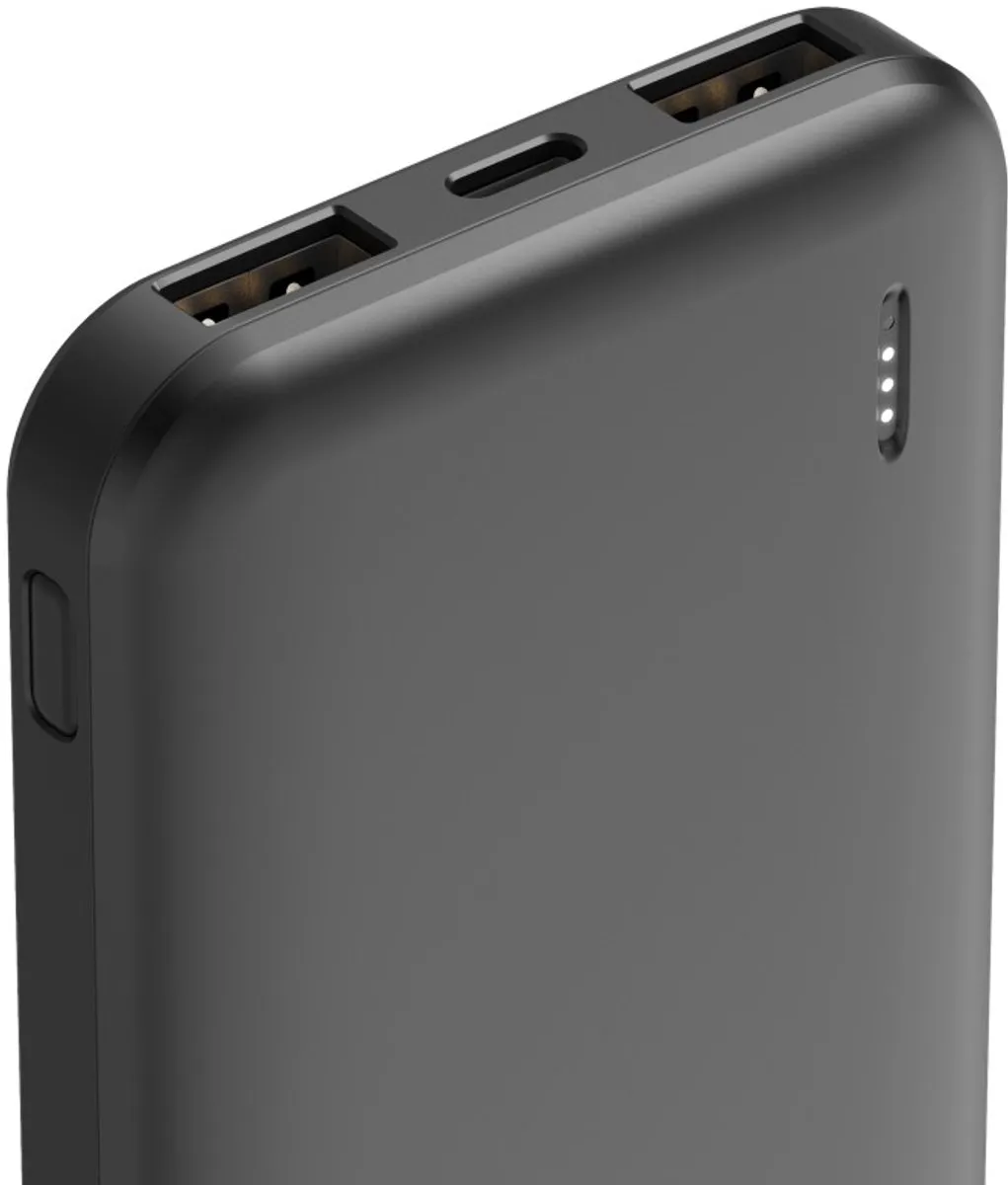 Hama Powerbank Pocket 5000mAh 10W - 2x USB - Antraciet