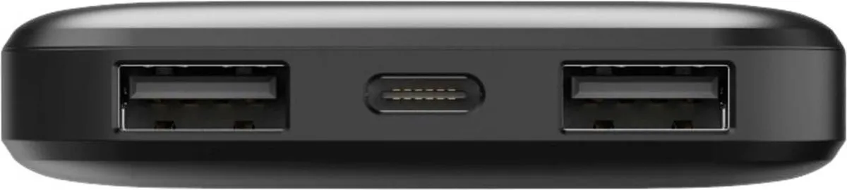 Hama Powerbank Pocket 5000mAh 10W - 2x USB - Antraciet - afbeelding 6 van 6