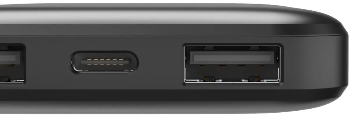 Hama Powerbank Pocket 5000mAh 10W - 2x USB - Antraciet