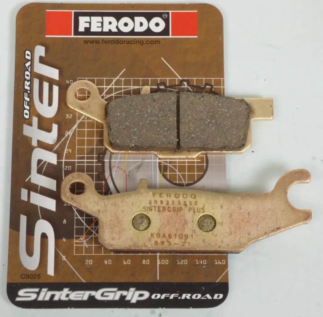 Plaquette de frein Ferodo pour Quad Yamaha 550 YFM 2012 AJ53W/AJ54W / ARD / FDB2