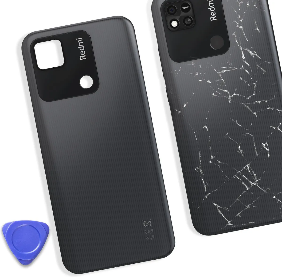 Xiaomi Redmi 10A Batterijdeksel - Zwart