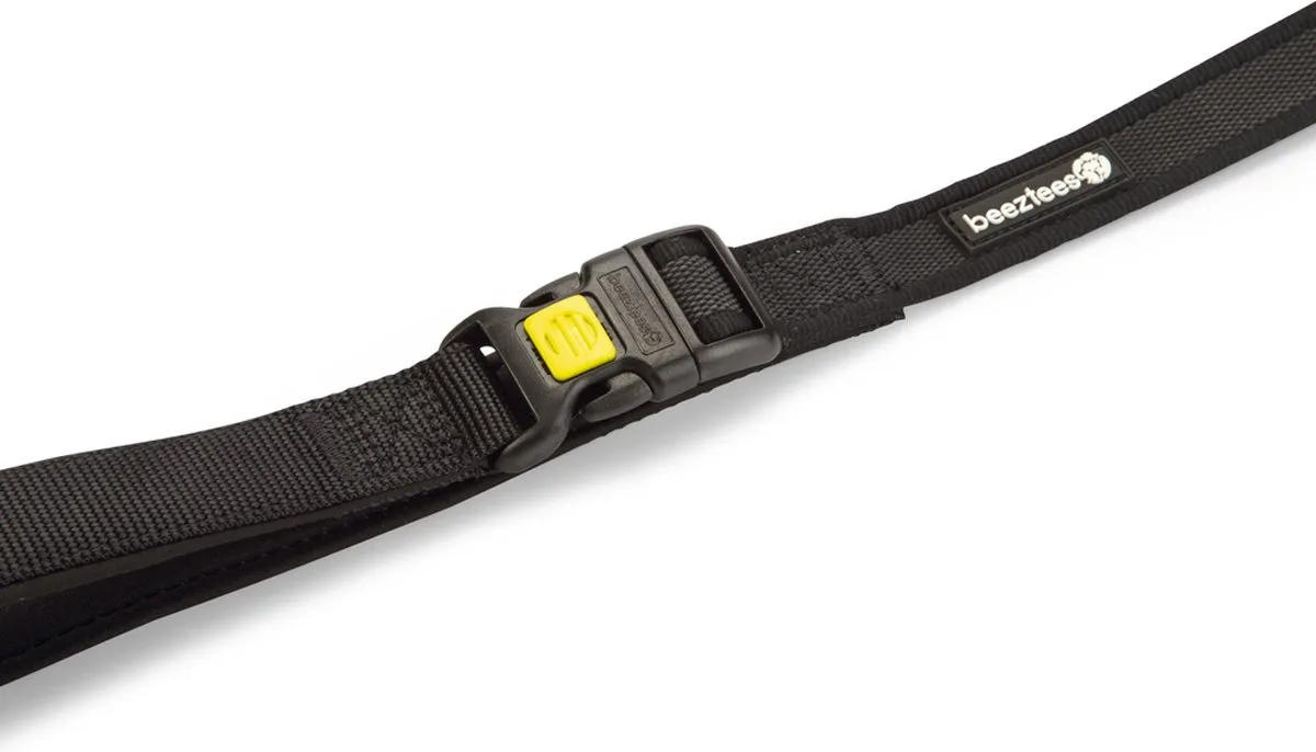 Beeztees Parinca Premium Hondenriem - Zwart/Grijs 5m