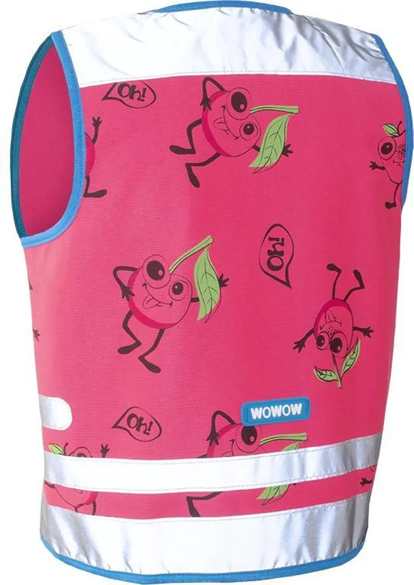 Wowow Comic Veggie Kids Weste Roze M - afbeelding 2 van 2