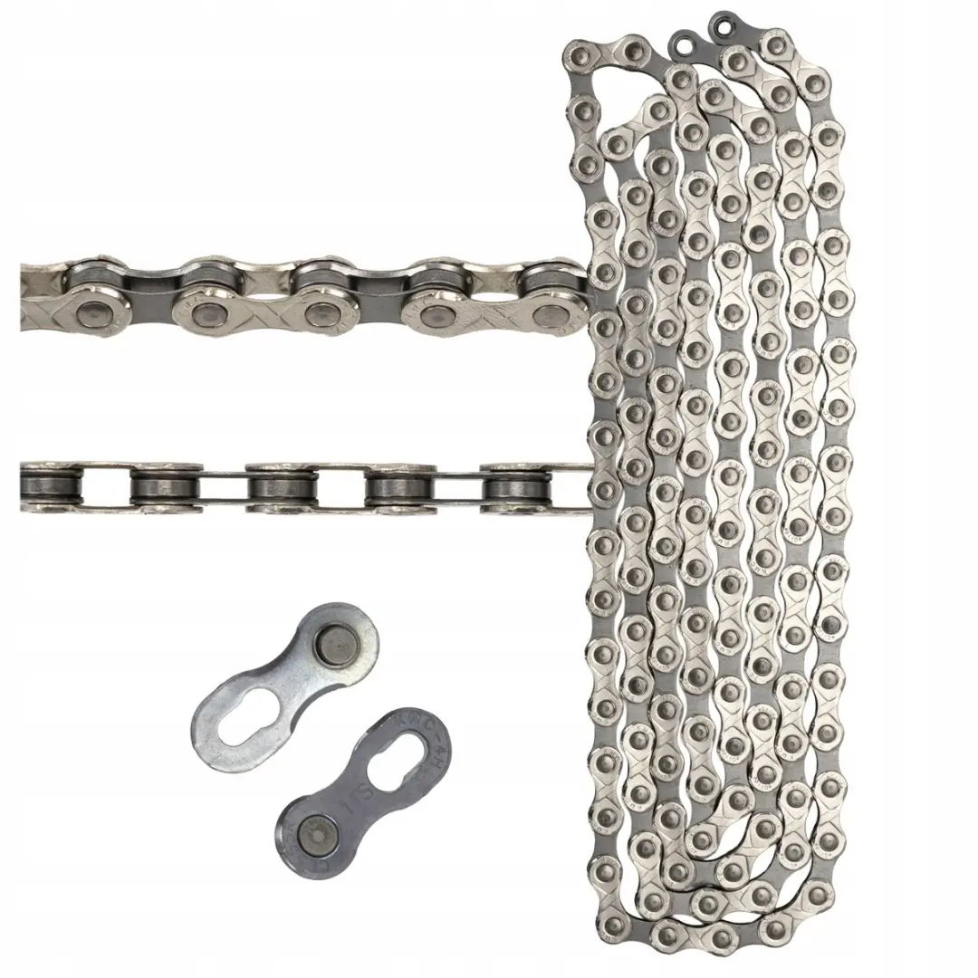 KMC eGlide ketting 9/10/11-speed zilver/grijs 132 schakels met Quick Link