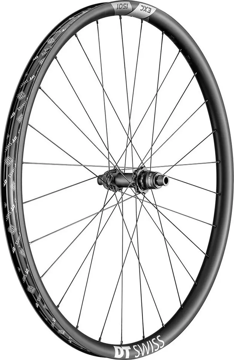 Dt Swiss Exc 1501 Spline 30 29´´ Cl Disc Mtb Achterwiel Zwart 12 x 148 mm / Sr