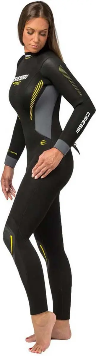 Cressi Fast 5 Mm Wetsuit Voor Dames Zwart M Vrouw