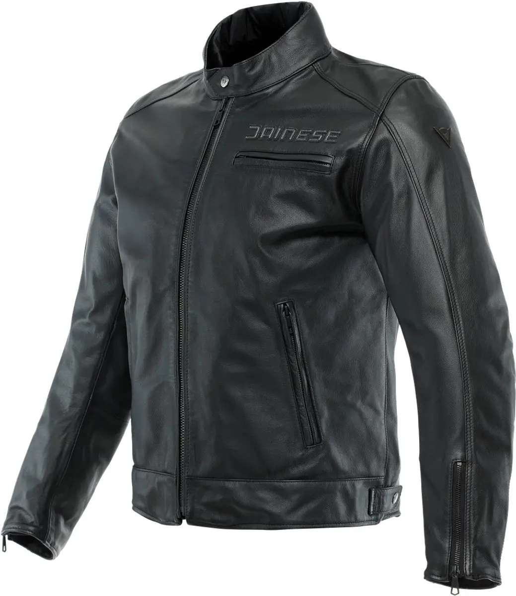 Dainese Zaurax Leren Jas Zwart