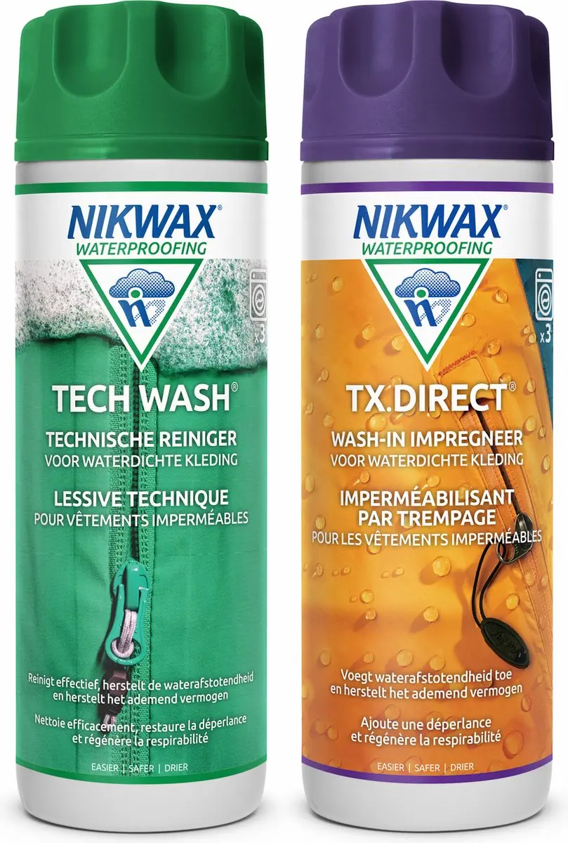Nikwax Tech Wash & TX Direct voordeel set- impregneermiddel