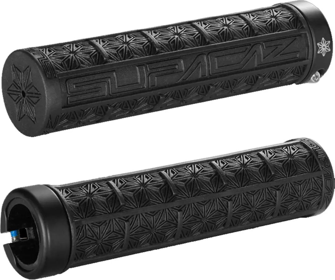 SUPACAZ Grizips Handvatten MTB Lock-on Zwart
