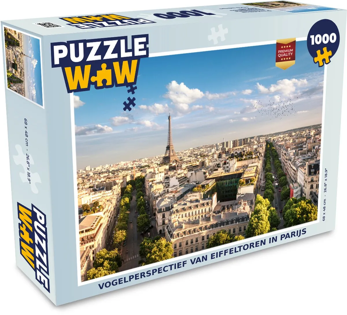 PuzzleWow Parijs Eiffeltoren Legpuzzel 1000 Stuks