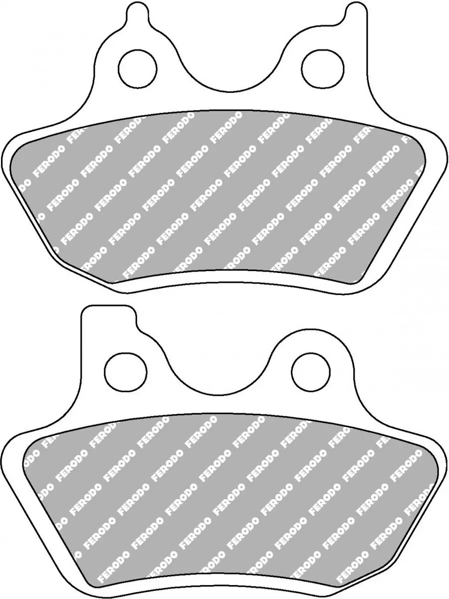 ferodo remblok voor harley davidson 1584 flhtcui electra glide uc 2007 av motorf