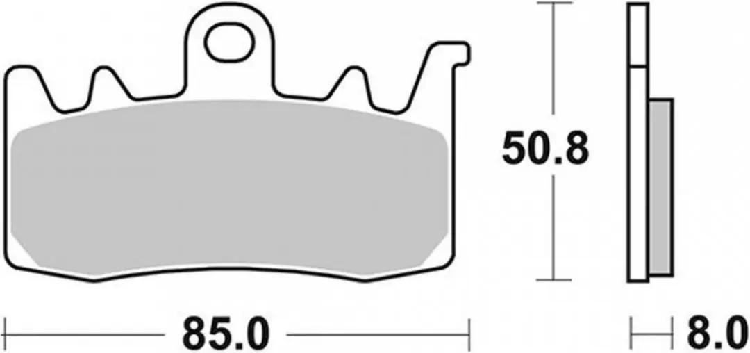 Plaquette de frein Ferodo pour Moto Ducati 1262 X Diavel 2021 à 2022 AV Neuf
