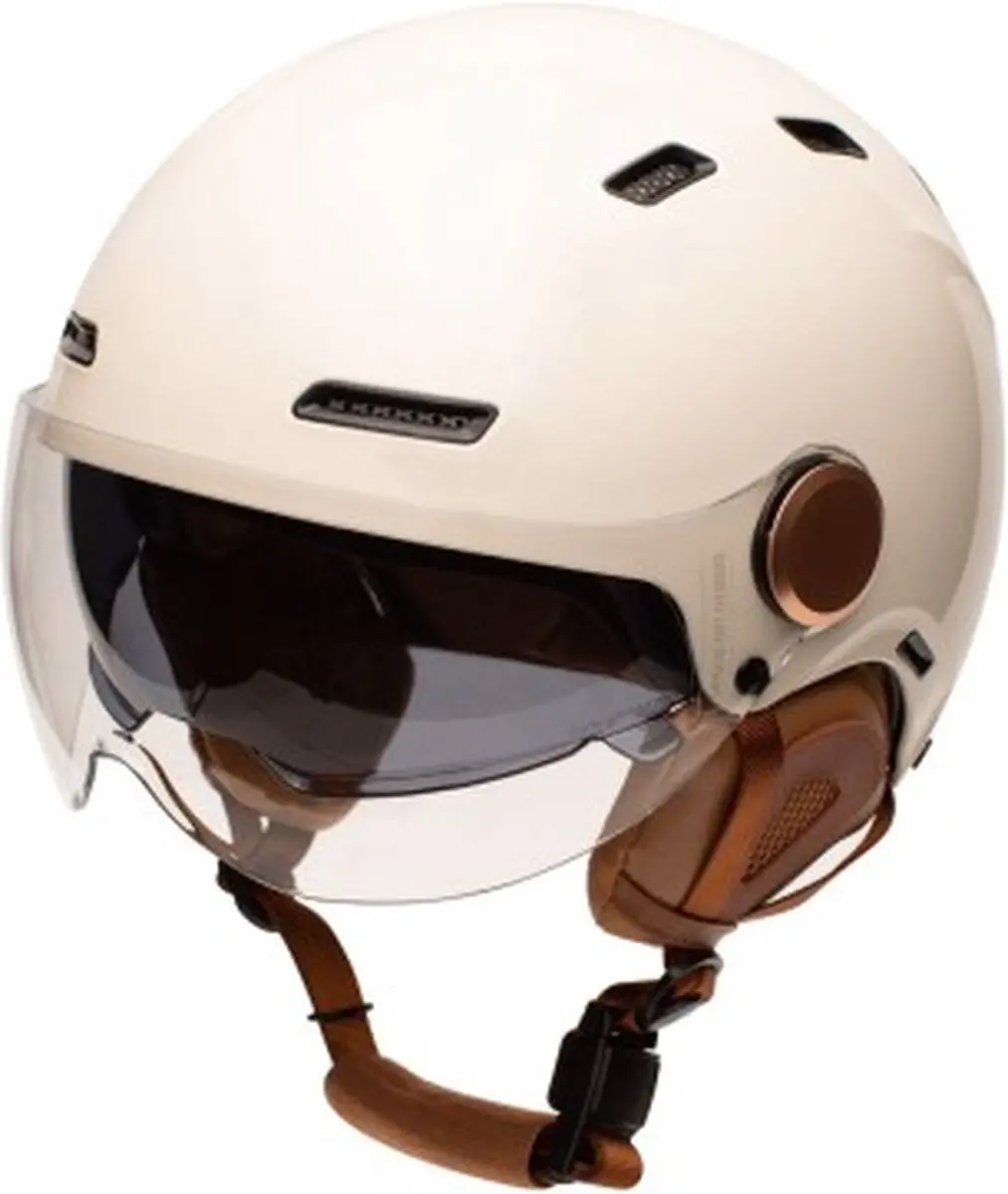 Nox Fietshelm E-Bike 2 CASQEEBIKE2CREME - Creme - L/XL - afbeelding 2 van 5