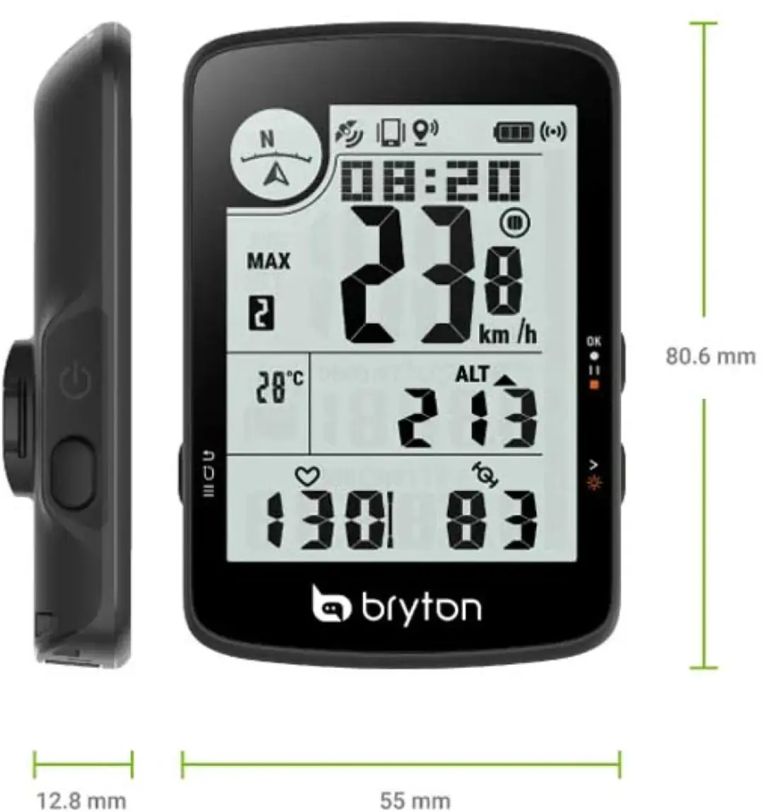 Bryton Rider 17E Fietscomputer - afbeelding 5 van 6