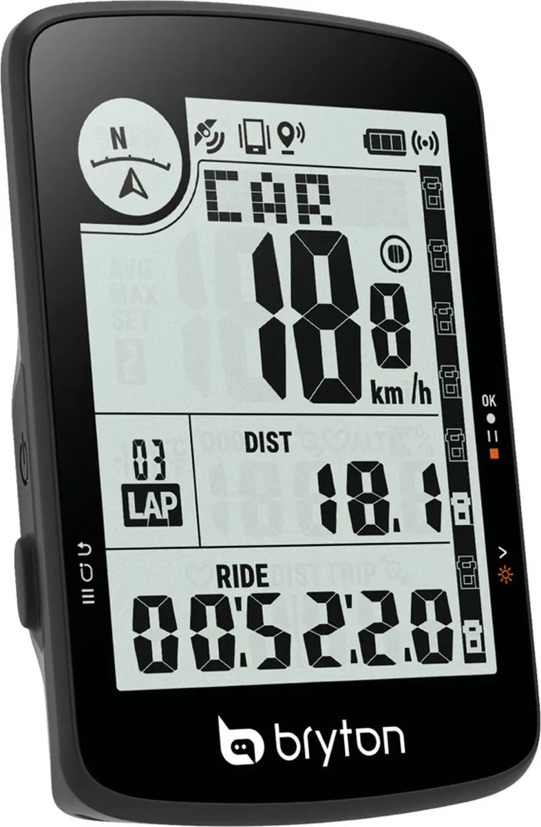 Bryton Rider 17E Fietscomputer - afbeelding 3 van 6