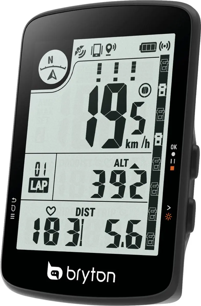 Bryton Rider 17E Fietscomputer - afbeelding 4 van 6