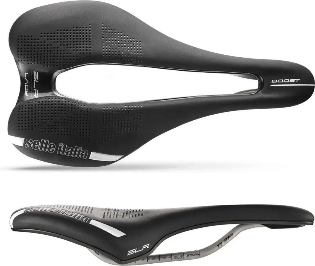 Selle Italia zadel SLR Boost Lady Superflow staal zwart S3