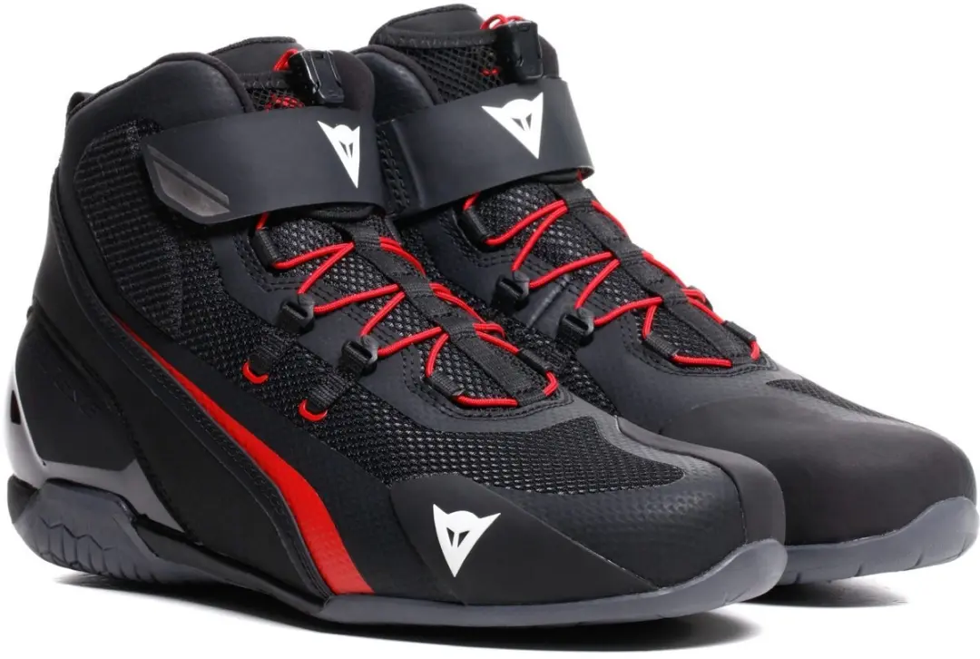 Dainese Herian Air Zwart Lava Rood Motorschoenen