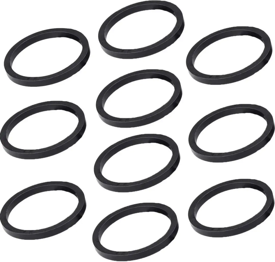 Deda Spacers 5 Mm Staal 1 1/8 Inch Matzwart 10 Stuks