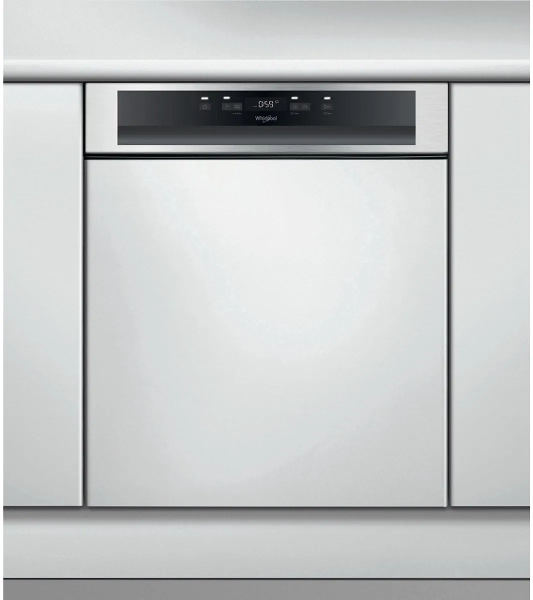 Whirlpool WBC 3C34 P X Half Integreerbare Vaatwasser 14 Couverts