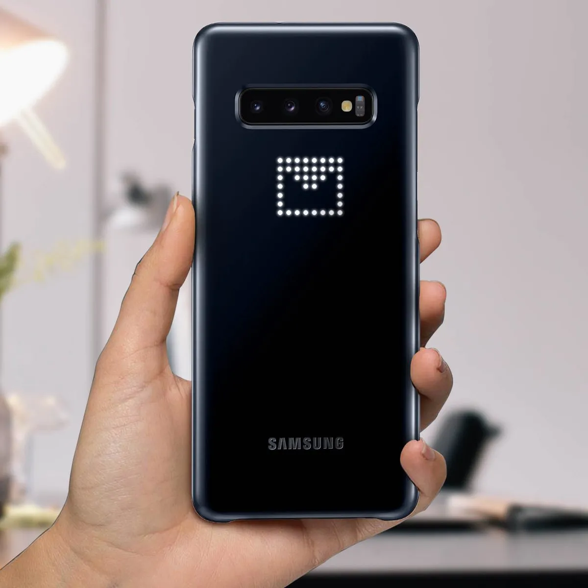 Samsung LED Cover S10+ - Zwart - 8801643644680