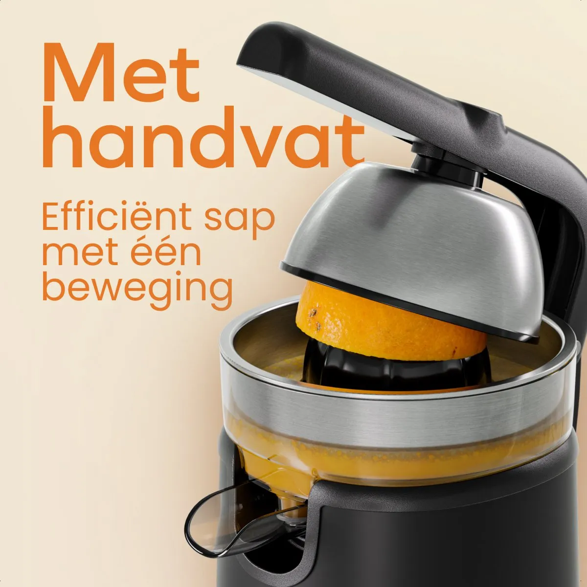 KitchenBrothers Citruspers KB1004180 - 120W - 0.35L - Zwart