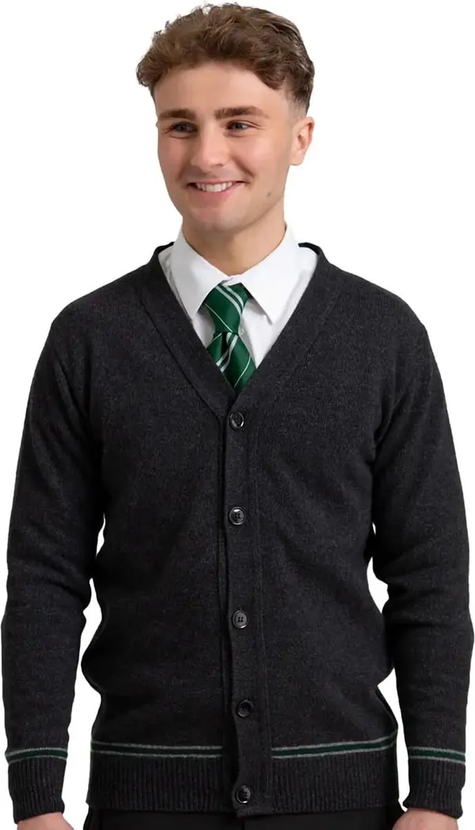 Harry Potter Lochaven Slytherin/Zwadderich V-Neck Cardigan - XXS - Multi