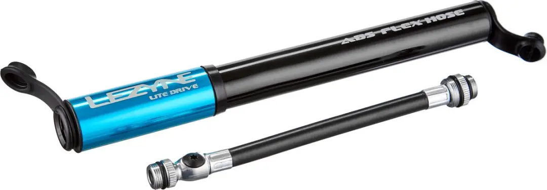 Lezyne Lite Drive Mini Pomp - Gloss Blauw - afbeelding 2 van 6