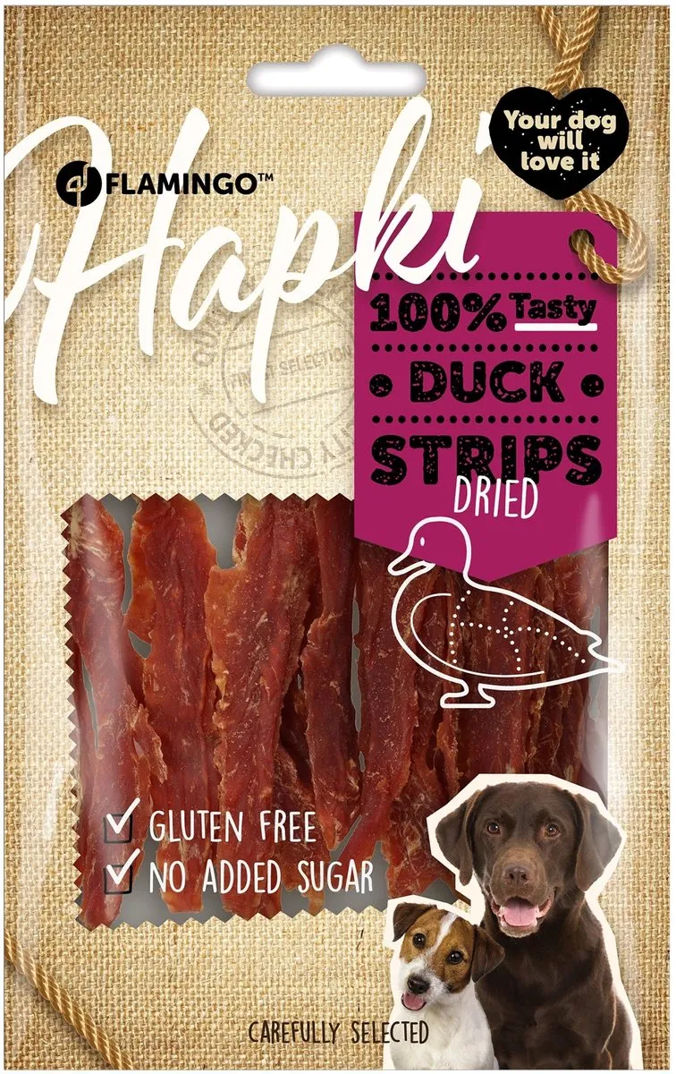 Flamingo Hondensnack Eend Jerky 85g