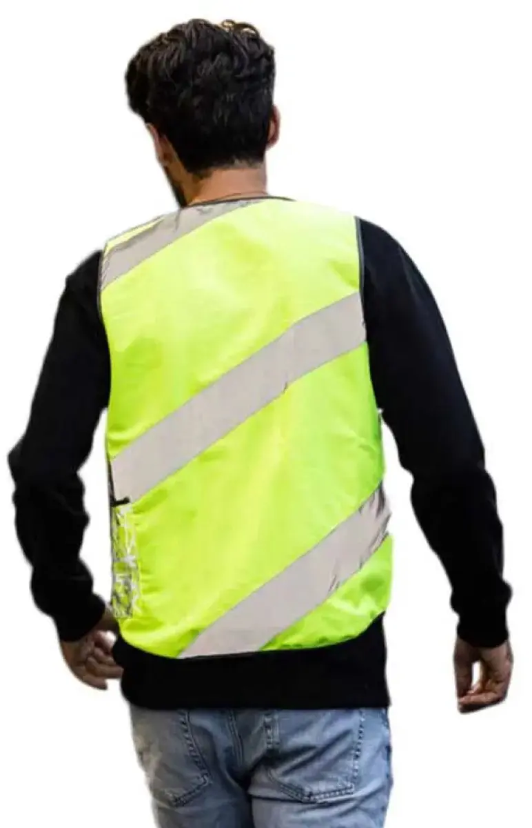 Wowow Roadie Reflecterend Vest Geel S - afbeelding 2 van 6