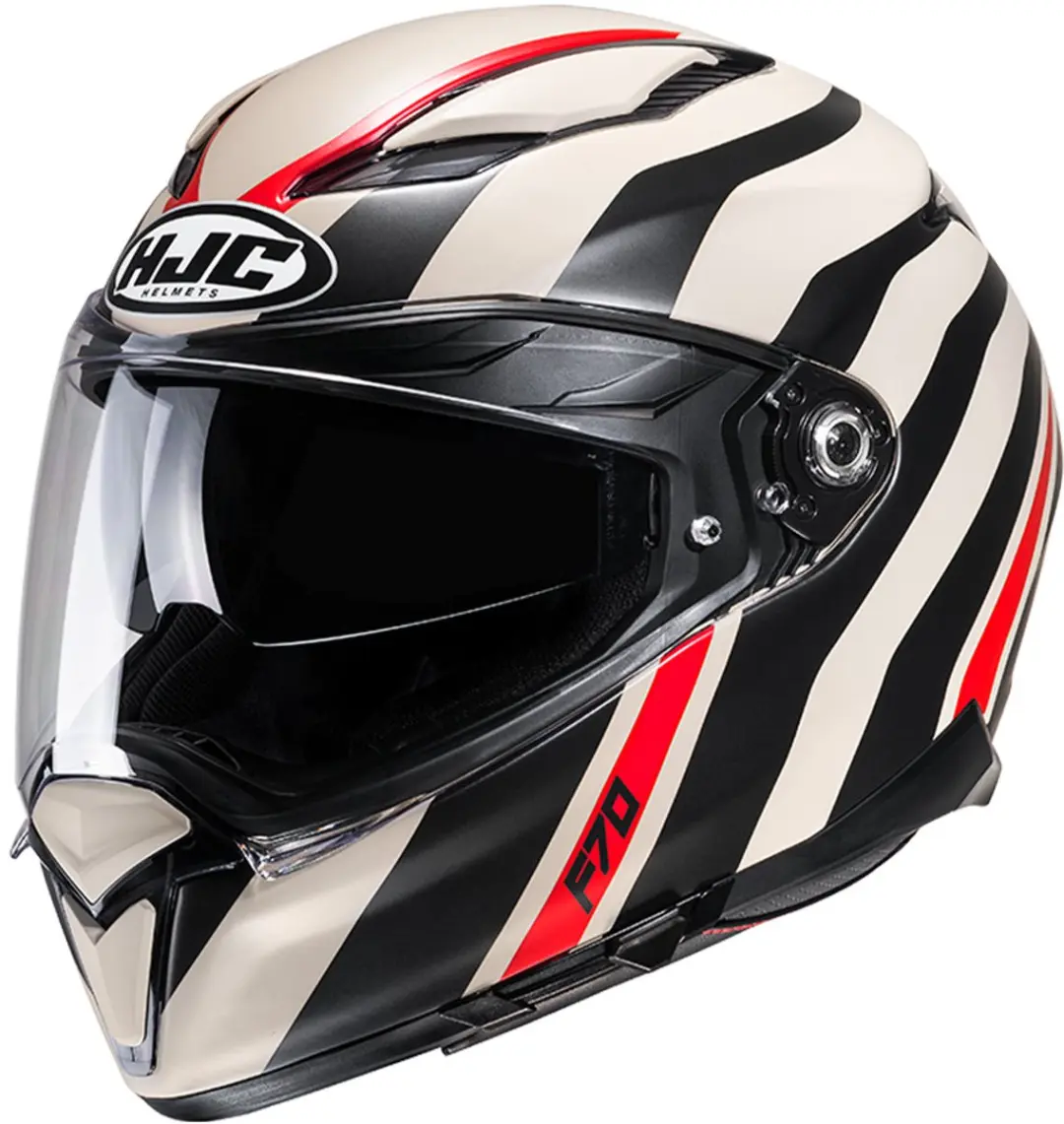 HJC F70 Galla Beige Rood Mc9Sf Integraalhelm