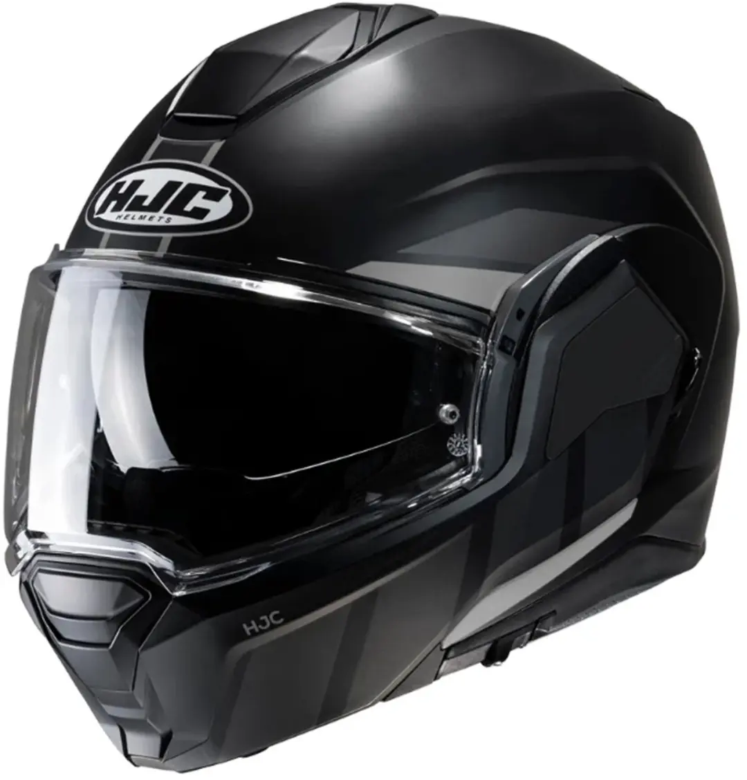 Hjc I100 Beis Zwart Grijs MC5SF Systeemhelm