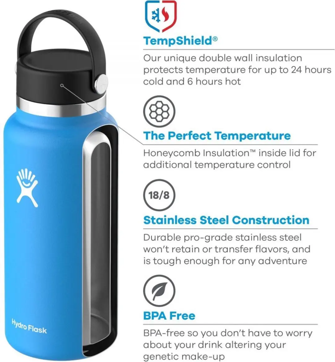 Hydro Flask Wide Mouth 946ml - Wit - afbeelding 3 van 6